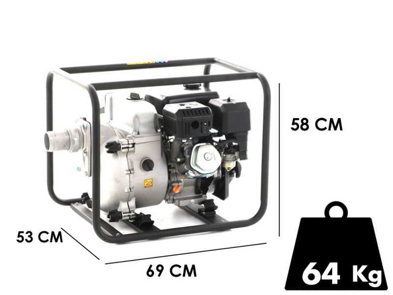 Rato RT80NB20 - Motopompa a scoppio per acque sporche - Raccordi 80 mm