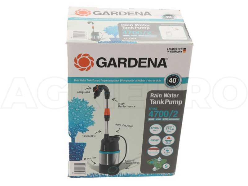Gardena 4700/2 Inox - Pompa sommersa per acque chiare - 550W