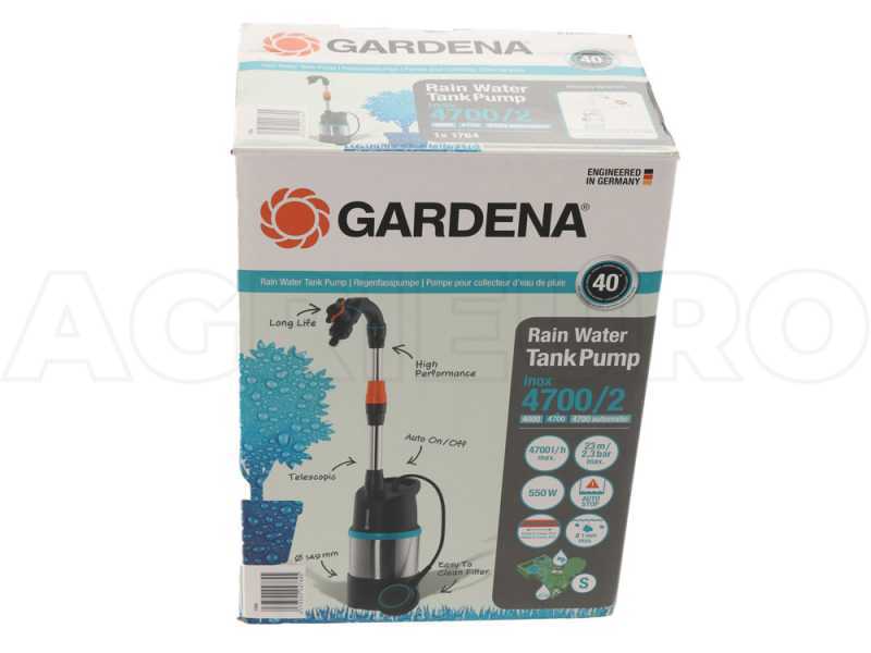 Pompa sommersa Gardena 4700/2 Inox per acque chiare - 550W