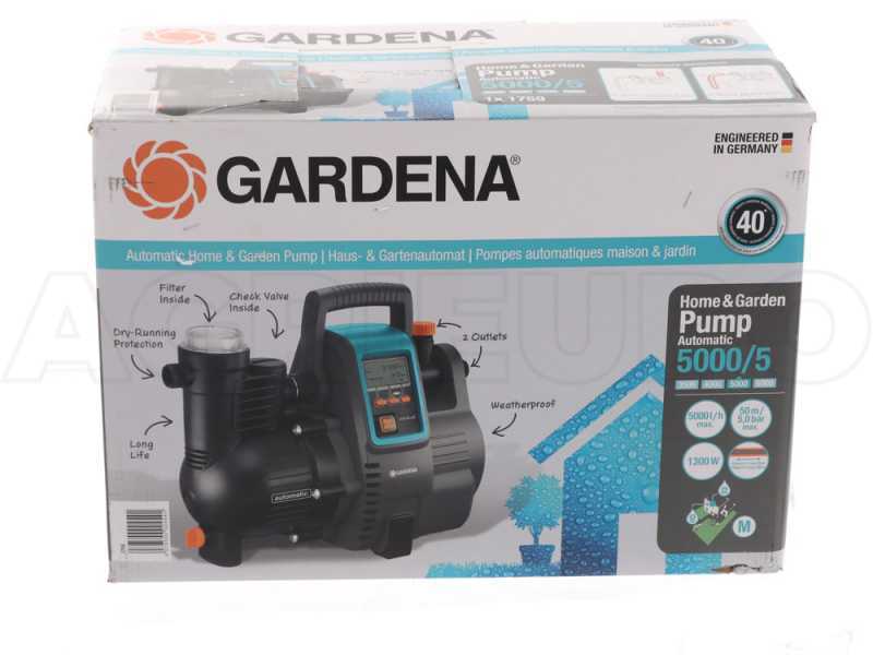 Gardena 5000/5E LCD - Pompa automatica - Con funzione risparmio energetico