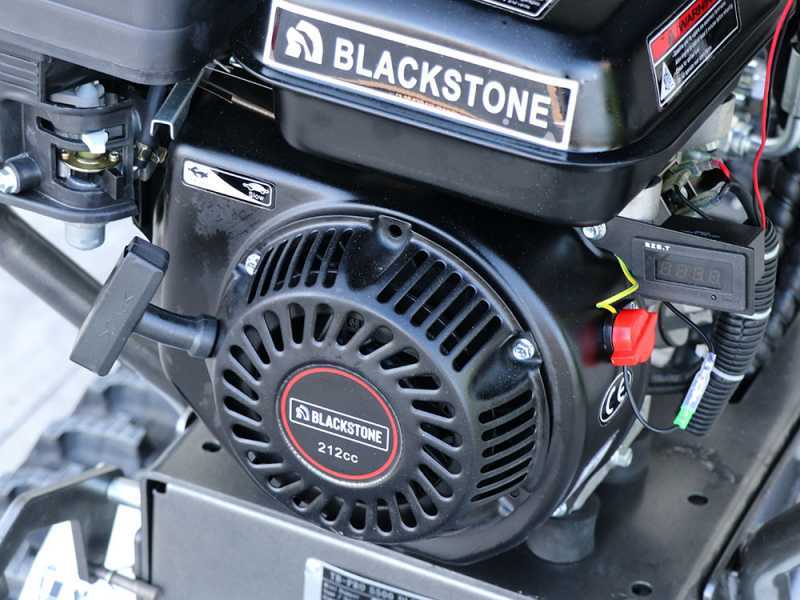 Blackstone TB-PRO 5500 DLT-Hydro - Motocarriola cingolata cassone dumper idraulico 500Kg - Cambio idrostatico