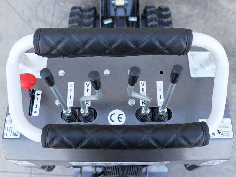 Blackstone TB-PRO 5500 DLT-Hydro - Motocarriola cingolata cassone dumper idraulico 500Kg
