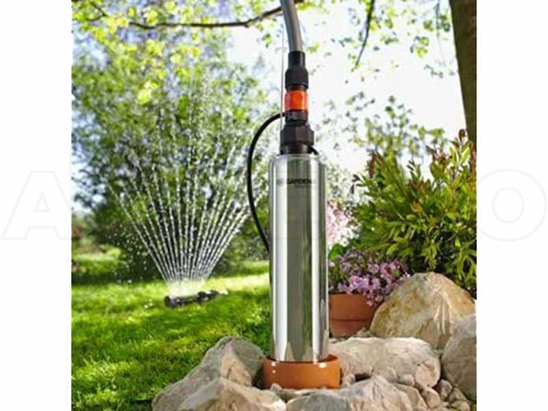 Gardena 6000/5 Inox Automatic - Pompa di profondit&agrave; per pozzi - Per acque chiare - galleggiante integrato