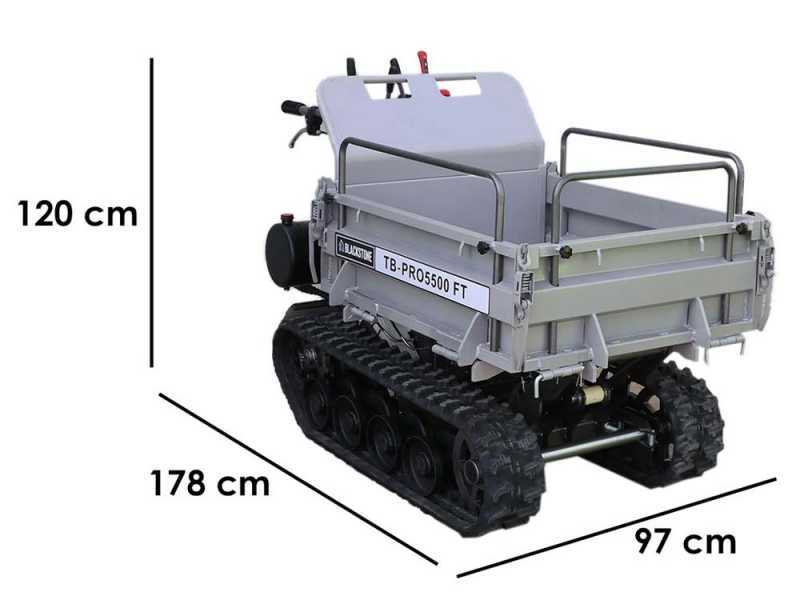 Blackstone TB-PRO 5500 FT - Motocarriola estendibile ribaltabile 500Kg