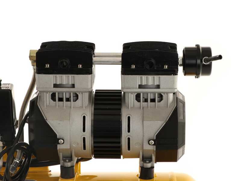 Stanley DST 150/8/50 SXCMS1350HE - Compressore aria elettrico monofase silenziato, oil-less - Motore 1.3 HP - 50 lt