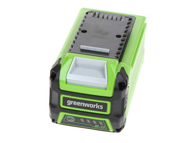 Starter kit Greenworks Batteria 40V 2Ah  + Caricabatterie