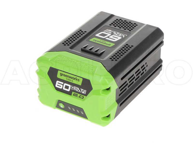 Starter kit Greenworks Batteria 60V 2Ah  + Caricabatterie