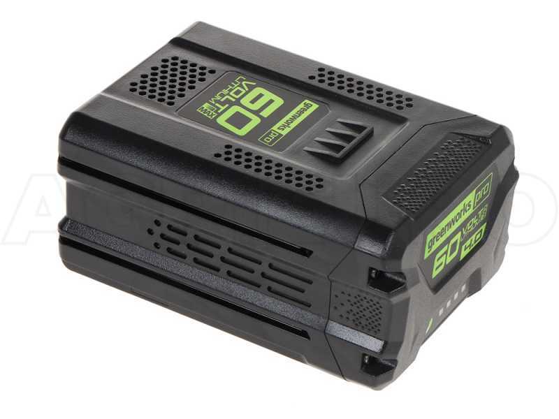 Starter kit GreenWorks 60V 4Ah Batteria + caricabatterie