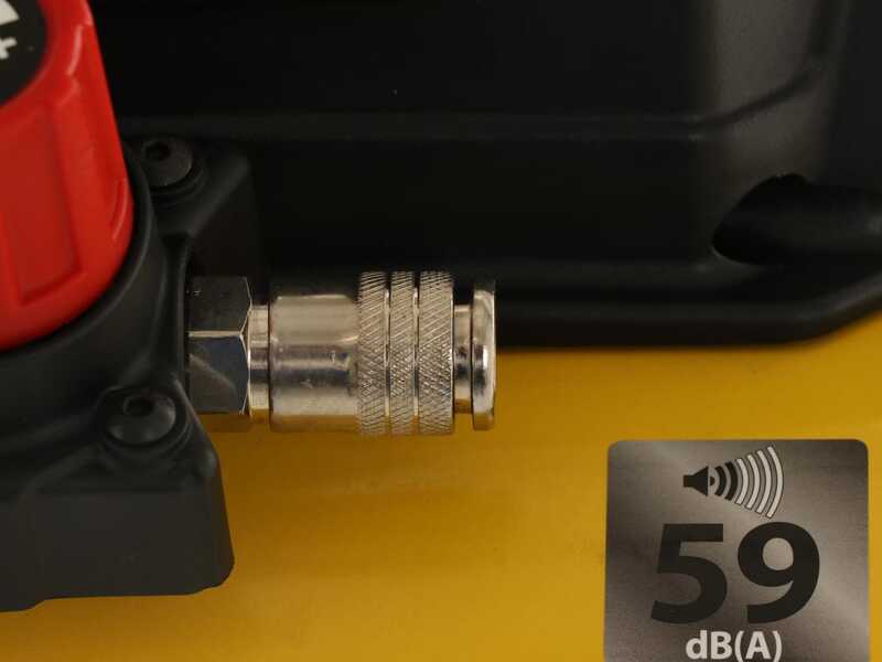 Stanley DST 100/8/6 - Compressore aria elettrico portatile monofase , oil-less - Motore 1 HP - 6 lt