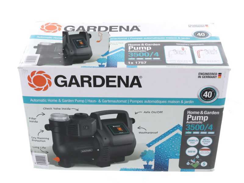 Gardena 3500/4E - Pompa automatica - 800W- per acque chiare - 4,0Bar