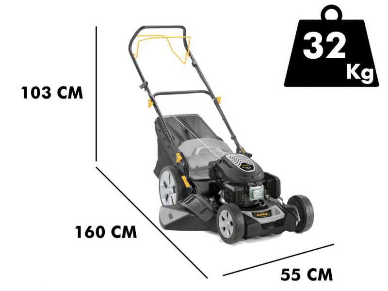 Alpina AL5 51 SAQ - Tagliaerba trazionato a scoppio - Motore ST 170 - taglio 51cm