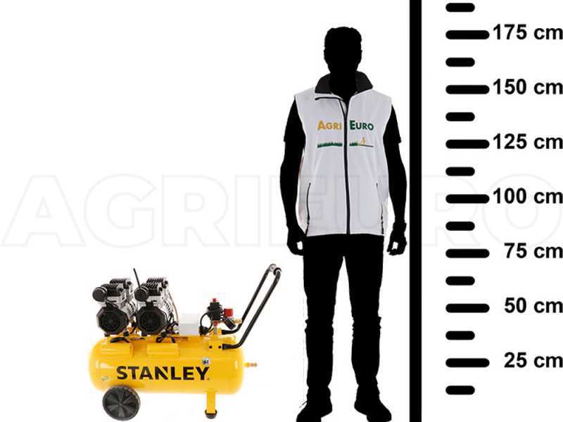Stanley DST 300/8/50-2 SXCMS2652HE - Compressore aria elettrico - 50L