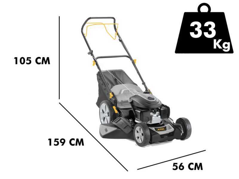 Alpina A5 51 SHQ - Rasaerba a scoppio semovente - Motore Honda GCVx170 - Taglio 51 cm