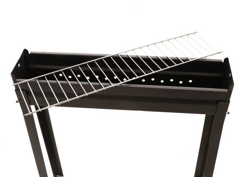 Mille BBQ-80 Classic - Griglia per arrosticini a carbone - 80x15cm