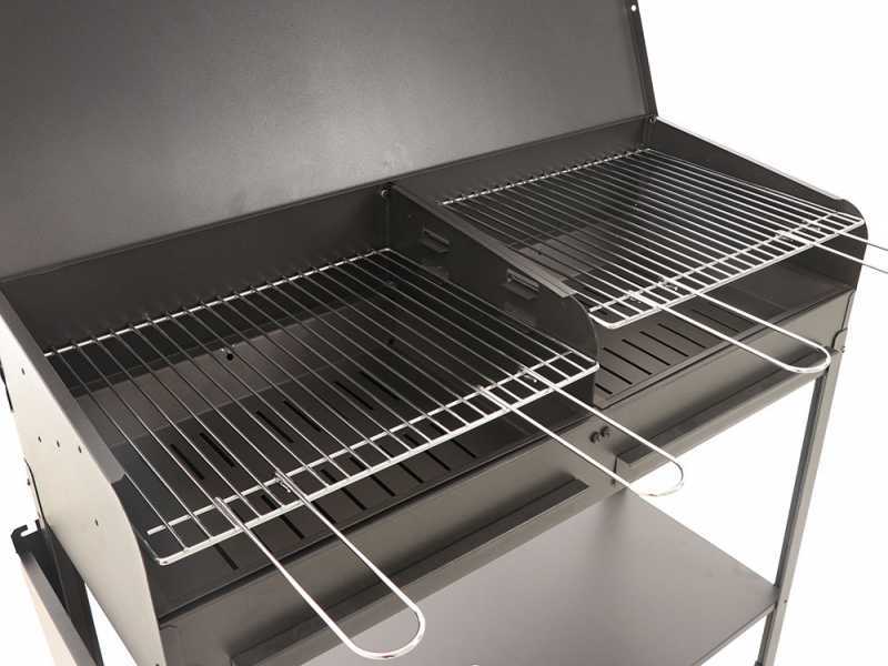 Seven Italy Vanessa 2G - Barbecue in ferro artigianale a carbone - 2x 47.5x37cm