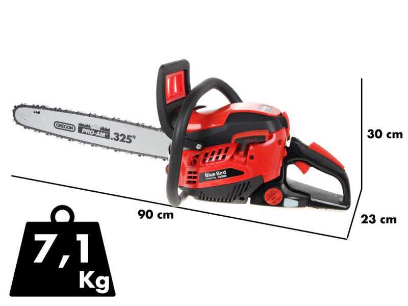 Blue Bird CSP 550 - Motosega a scoppio da taglio - Lama da 50cm