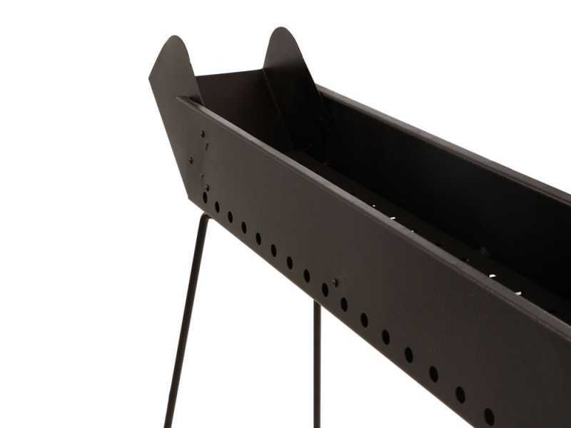 Seven Italy BBQ-100 Go - Griglia per arrosticini a carbone - 100x14cm