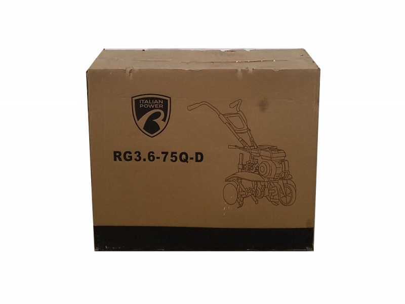 Italian Power RG3.6-75 - Motozappa a benzina 7 HP da 212cc