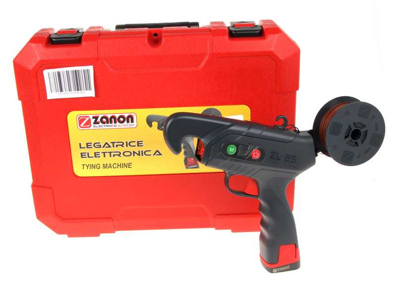Zanon ZL-25 - Kit legatrice elettrica a batteria wireless - 2 x 16.8V 2.5Ah