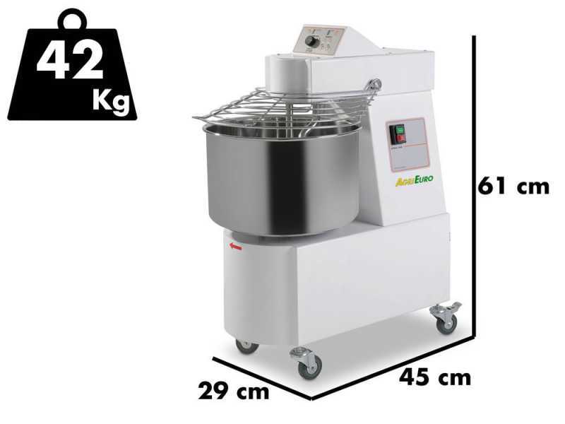 Impastatrice a spirale SKV 10 MO - Da 6 Kg ad alta idratazione con Variatore