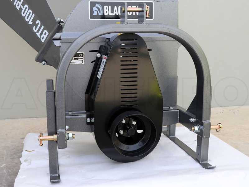 BlackStone BTC 100-PLUS - Biotrituratore a trattore - Trasmissione a cinghia