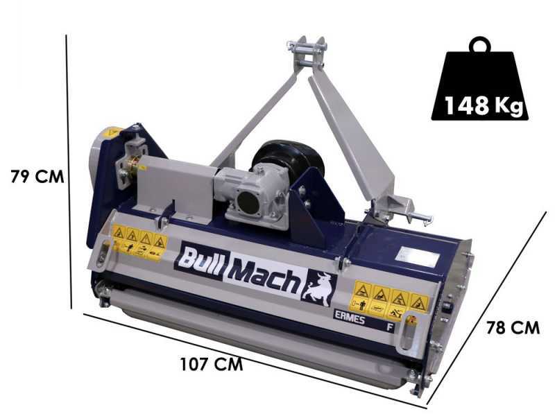 BullMach Ermes 95 F - Trinciaerba per trattore - Serie leggera