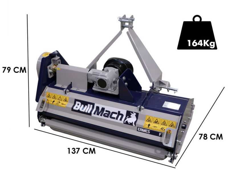 BullMach Ermes 125 F - Trinciaerba per trattore - Serie leggera