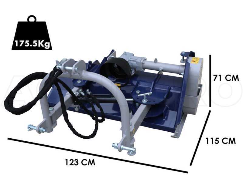 BullMach Ermes 105 SH - Trinciaerba per trattore - Serie leggera - Spostamento idraulico