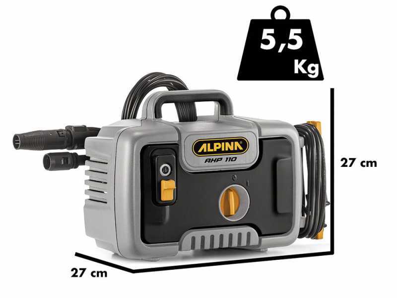 Alpina AHP 110 - Idropulitrice a freddo portatile e compatta - 110 bar max - 390 l/h