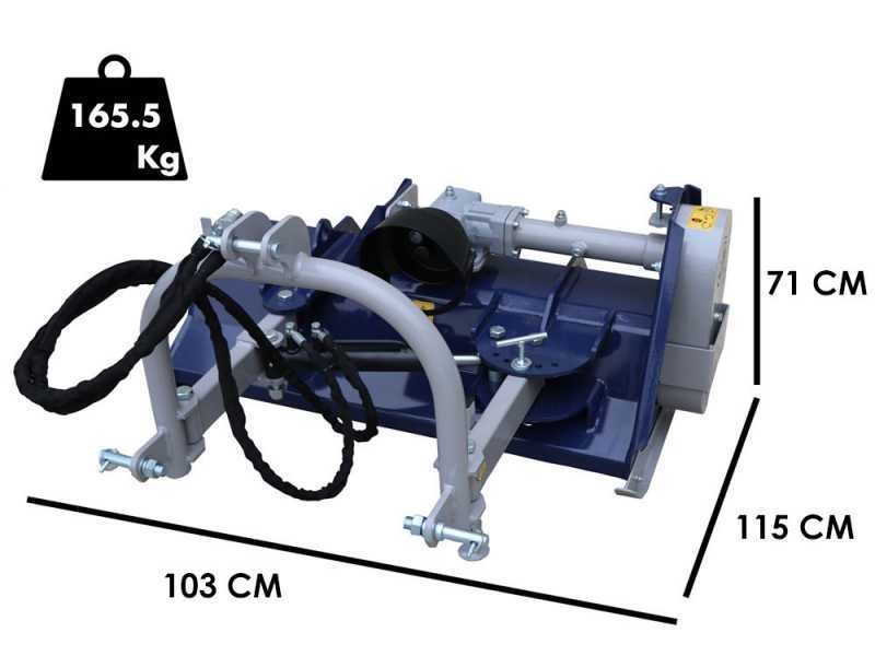 BullMach Ermes 85 SH - Trinciaerba per trattore - Serie leggera - Spostamento idraulico