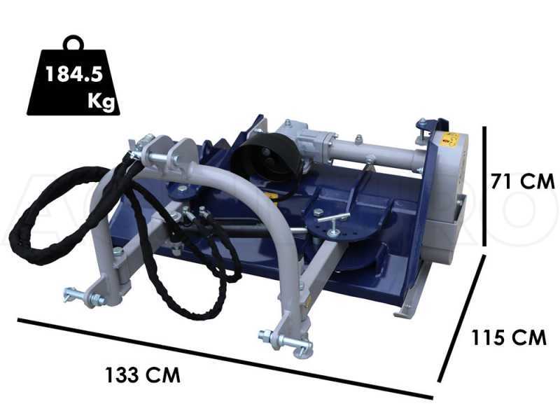 BullMach Ermes 115 SH - Trinciaerba per trattore - Serie leggera - Spostamento idraulico