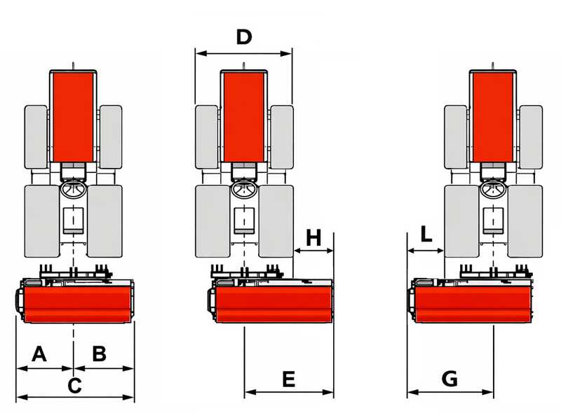BullMach Ermes 155 S - Trinciaerba per trattore - Serie leggera - Spostamento manuale