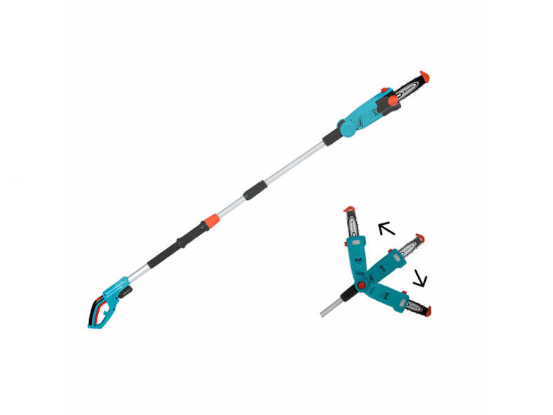 Gardena TCS 20/18V P4A Ready-To-Use Set - Potatore a batteria su asta telescopica