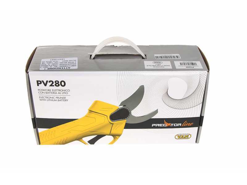 Volpi PV280 - Forbice elettrica da potatura - 2x 14.4V e 2Ah