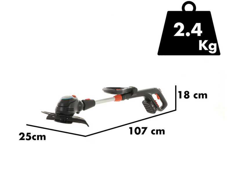 Gardena ComfortCut Li-18/23 - Tagliabordi a batteria - 18V 2.5Ah