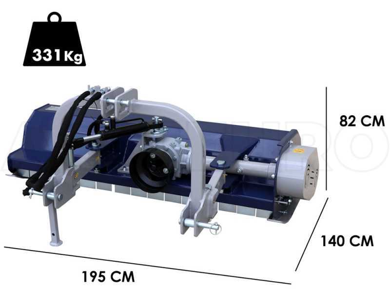 BullMach Maia 175 SH  - Trinciaerba per trattore - Serie media - Spostamento idraulico