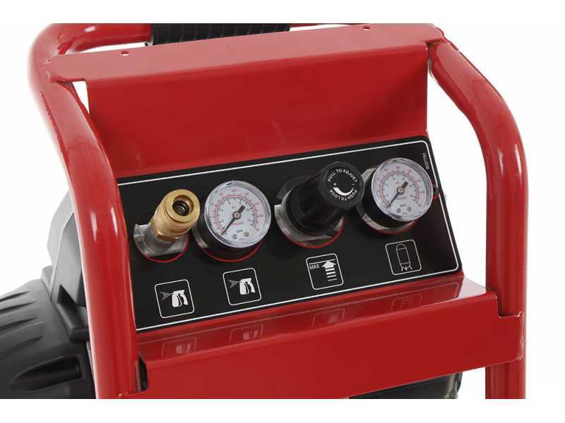 Fini Pioneer 244 - Compressore aria elettrico compatto portatile - Motore 1.5 HP - 8 bar