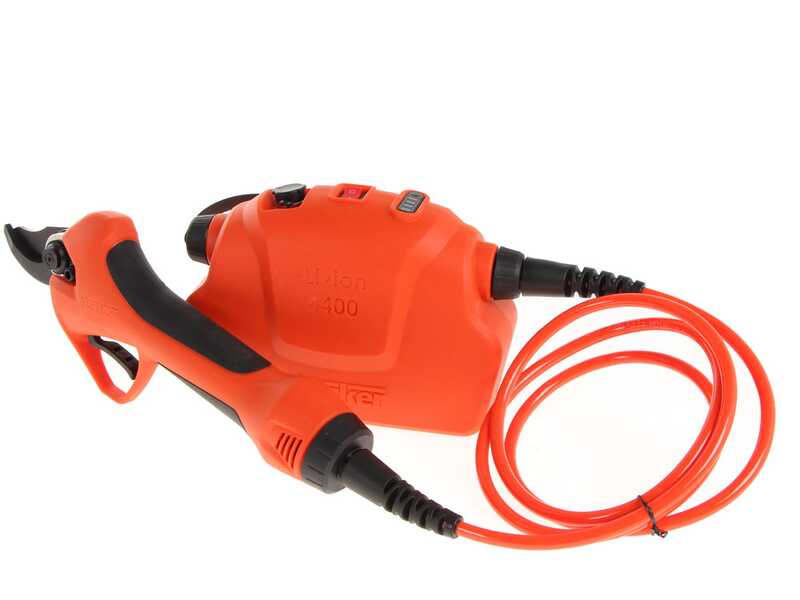 Stocker Vulcano E-35 TPC - Forbice elettrica da potatura - 43.2V 4.4Ah - Diametro di taglio 35mm