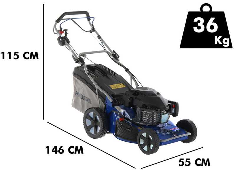 Marina Systems YLM 354S VV - Tagliaerba a scoppio trazionato - Taglio 52cm - Motore Yamaha MA190