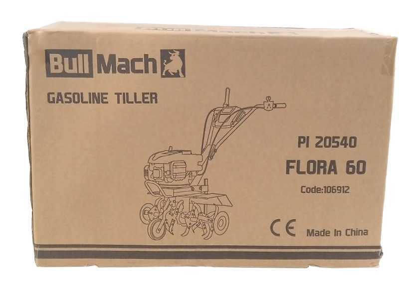 BullMach FLORA 60 - Motozappa a benzina 4.5 HP - Motore Loncin 139cc