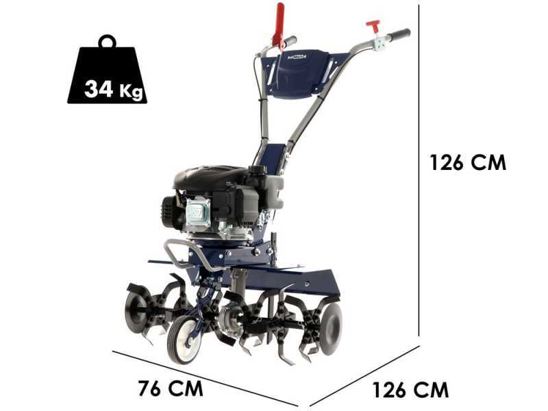 BullMach FLORA 60 - Motozappa a benzina 4.5 HP - Motore Loncin 139cc
