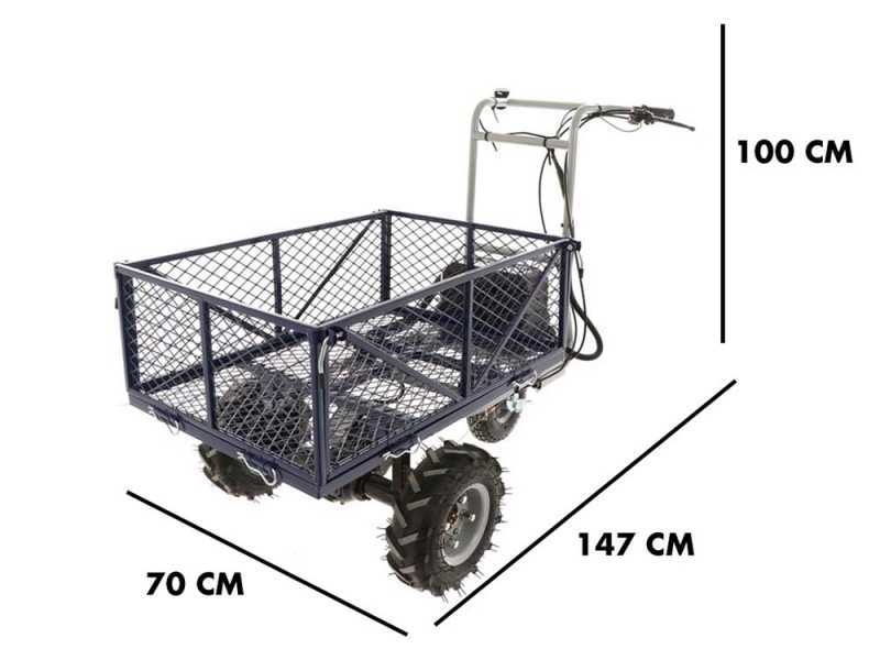 BullMach Helios 230 O - Carriola elettrica con doppia batteria 48V 2Ah