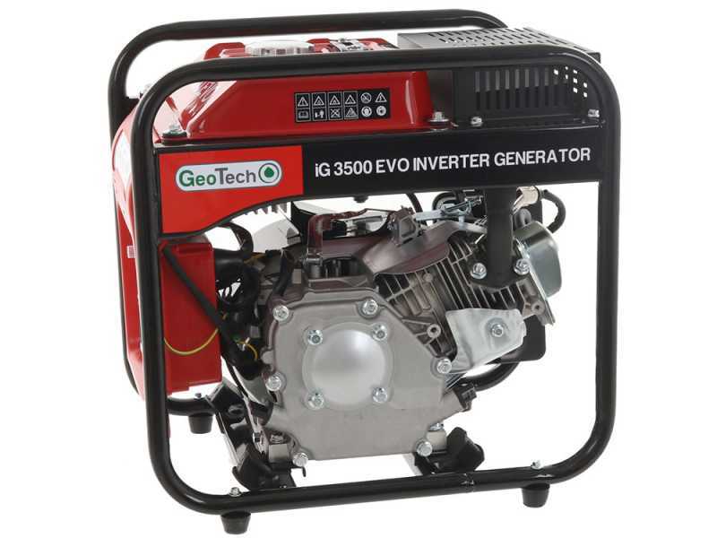 GeoTech iG 3500 EVO - Generatore di corrente inverter a benzina 3.5 kW - Continua 3.2 kW Monofase