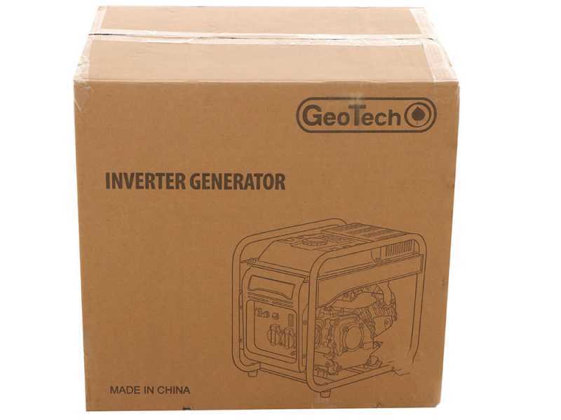 GeoTech iG 3800 EVO - Generatore di corrente carrellato inverter a benzina 3.8 kW - Continua 3.5 kW Monofase