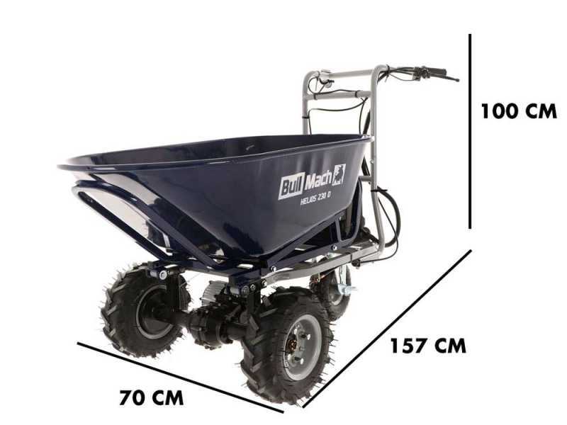 BullMach Helios 230 D - Carriola elettrica con doppia batteria 48V 2Ah