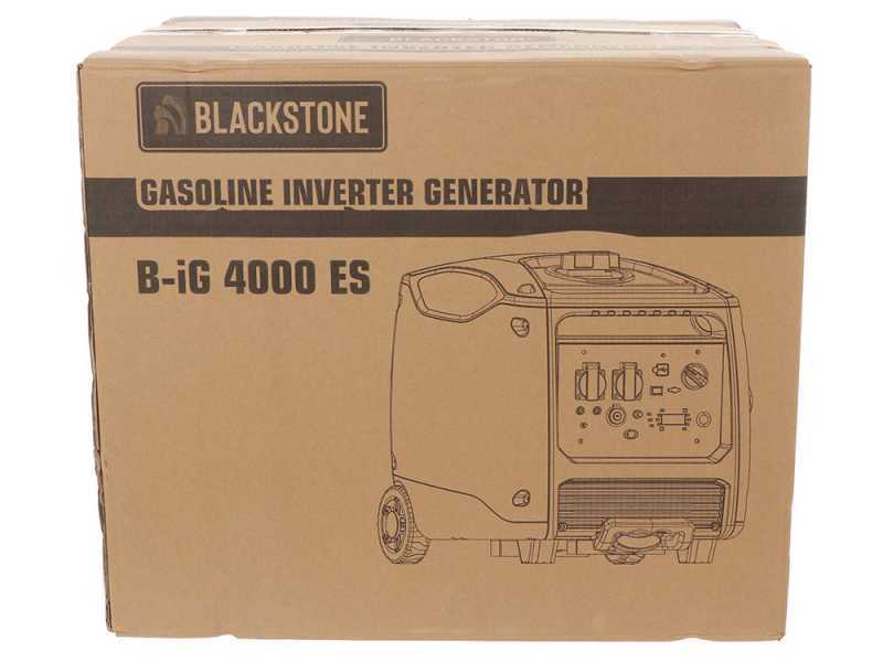 BlackStone B-iG 4000 ES - Generatore di corrente inverter a benzina versione trolley 3.8 kW - Continua 3.5 kW Monofase
