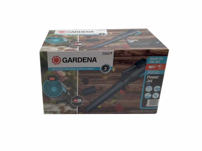 Gardena PowerJet 18V P4A - Soffiatore per foglie a batteria 18V 2.5Ah