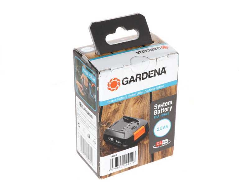 Batteria Gardena P4A PBA 18V/45 da 2,5 Ah