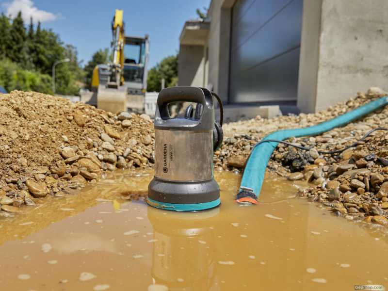 Gardena 16000 - Pompa sommersa per acque sporche - in acciaio inox
