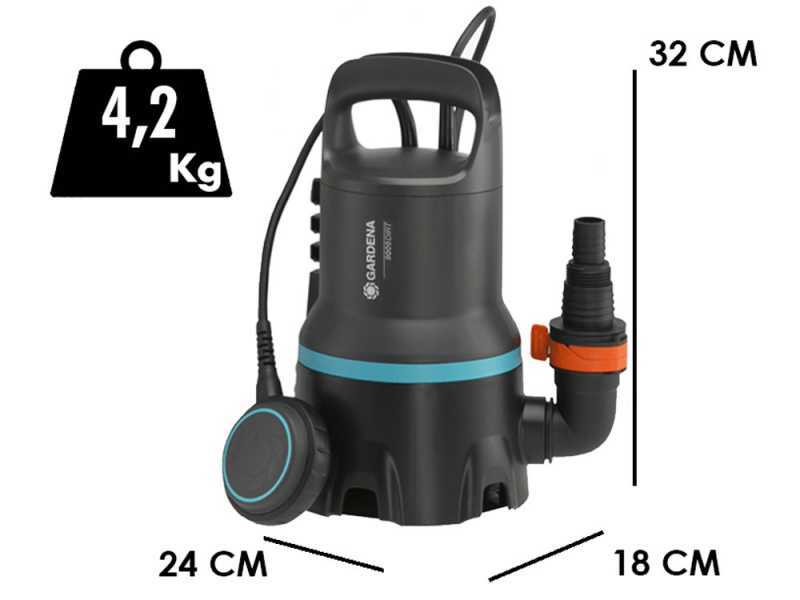 Gardena 9000 - Pompa sommersa per acque sporche